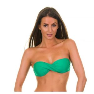 Bikini Bandeau Oberteil grün - Peterpan Torcido