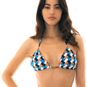 Bikinitop Triangelform mit grafischem Muster - Top Geometric Frufru