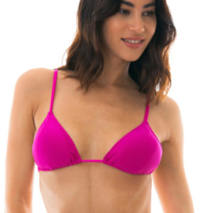 Rosa Triangel Bikini Top mit geraden Trägern - Top Amaranto Arg Fixo