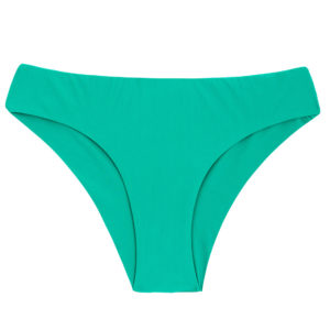 Maringrüne sportliche Scrunch Bikinihose